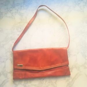 TANO Leather Envelope Clutch